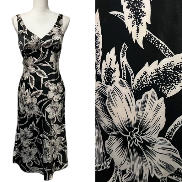 Betsey Johnson Dresses & Skirts - Vintage Betsey Johnson Dress Womens Small Silk Floral 90s Whimsigoth Romantic